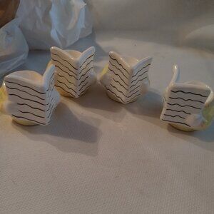 Vintage egg holder set of 4